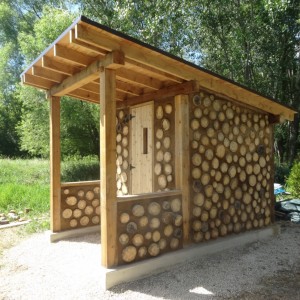 cordwood sauna